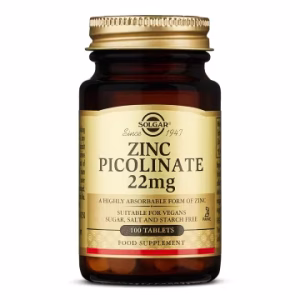 Zinc Picolinato 22mg 100vcap Solgar
